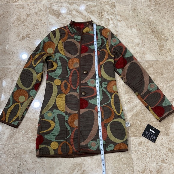 🎁NWT. Trimdin Milano Collection Reversible Long Jacket. Size XS - Picture 2 of 8